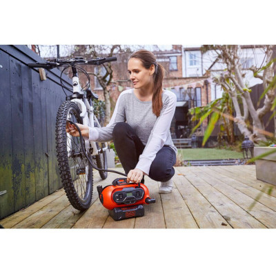 Автомобильный компрессор Black&Decker Li-Ion, 18V, (без АКБ и ЗУ) (BDCINF18N) Винница - изображение 6