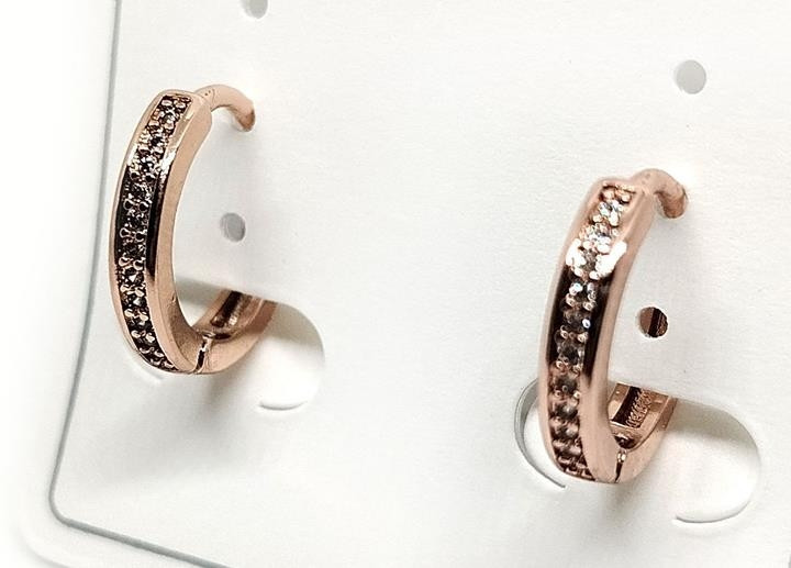 Серьги для девушки золотистые Киев - изображение 1