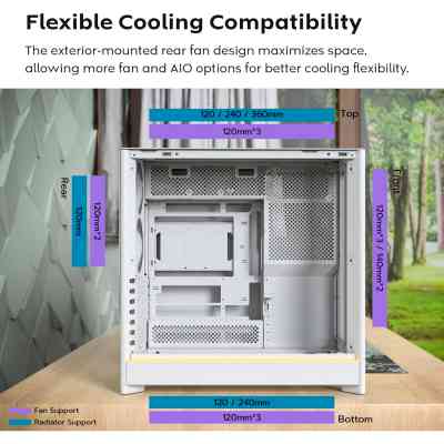 Корпус MONTECH HS01 (W) Вінниця