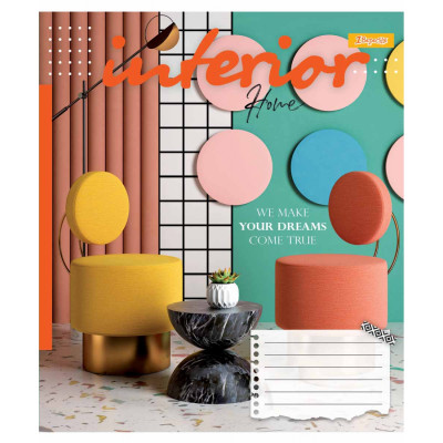 Зошит 1 вересня А5 Interior 96 аркушів, лінія (766501) Вінниця - фото 4