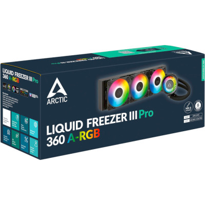 Система рідинного охолодження Arctic Liquid Freezer III Pro 360 A-RGB (ACFRE00184A) Вінниця - фото 12