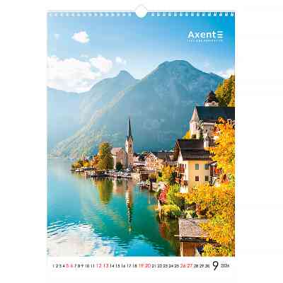Календар Axent настінний А3 2026 р. Landscapes (8804-26-1-A) Вінниця