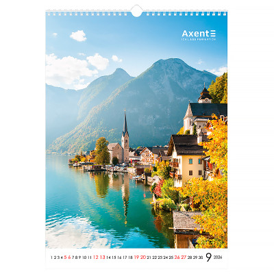 Календарь Axent настенный А3 2026 г.Landscapes (8804-26-1-A) Винница - изображение 5