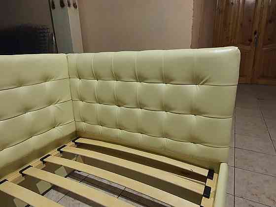 Ліжко-диван SunriseDesign з підйомним механізмом каркас метал 140x190 бежевий Київ