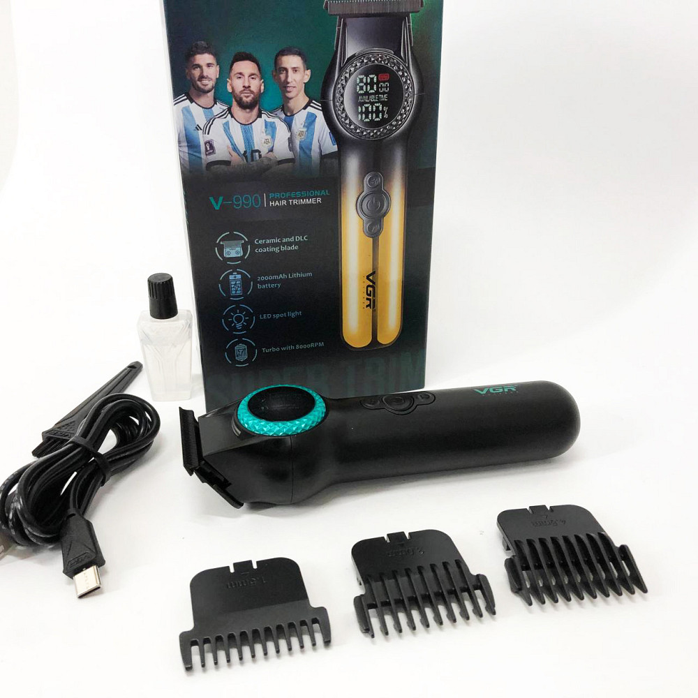 Стильная машинка для стрижки, Профессиональная бритва-машинка для стрижки волос, Триммер беспроводной OH-91 Львов - изображение 8