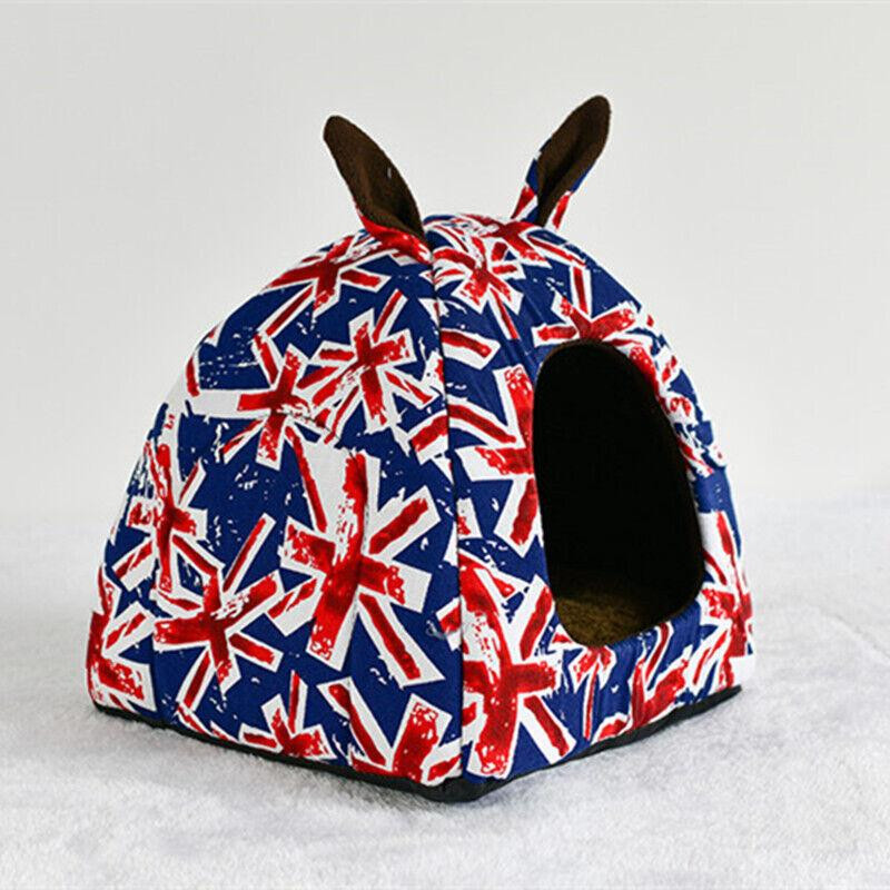 Лежак домик для кошек и собак мелких пород с ушками М №2 22-2 Киев - изображение 1