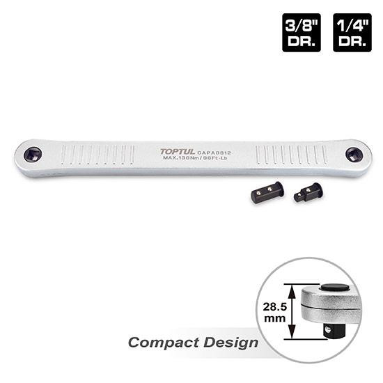Подовжувач-редуктор для роботи в обмеженому просторі 3/8"x1/4", 3/8x3/8 з адаптерами TOPTUL CAPA0812 Одеса - фото 2