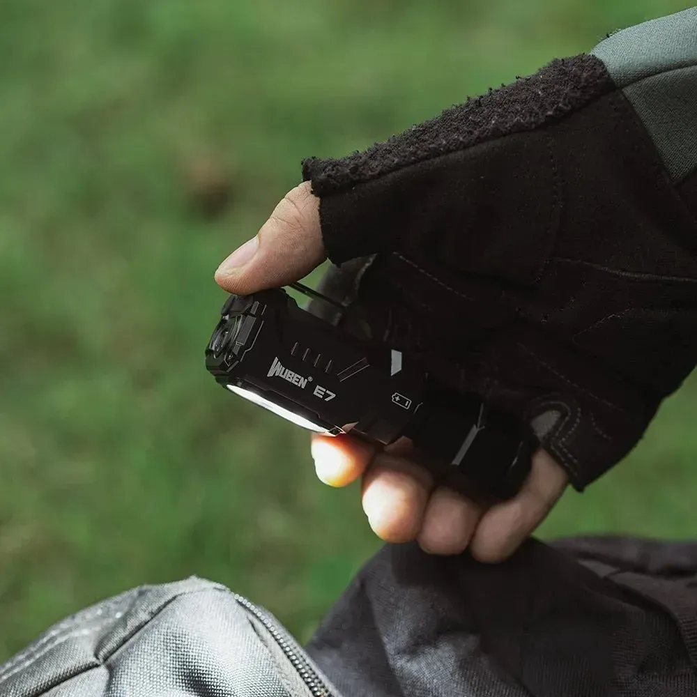 Налобный фонарь Wuben E7 с повязкой Wuben P1 и магнитной крышкой Винница - изображение 7