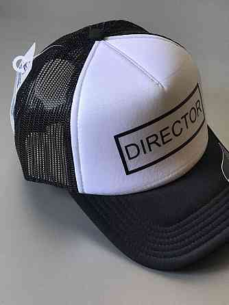 Чорно-біла Кепка-тракер з принтом DIRECTOR Чернівці