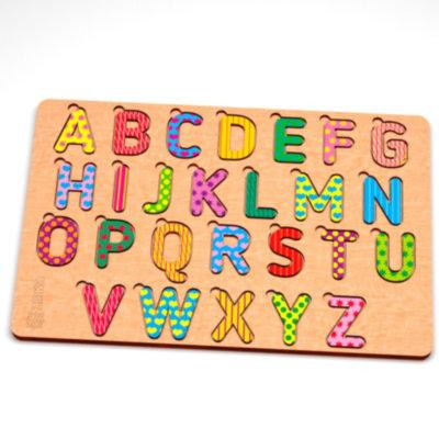 Дерев'яний пазл Абетка 