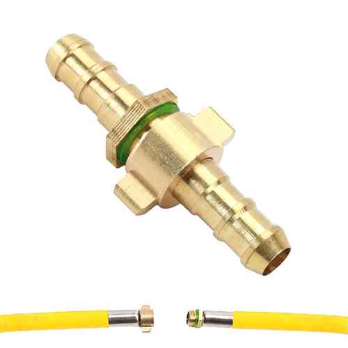 Штуцер М14x1.5 соединительный фитинг под шланг 8мм, елочка, латунь Винница