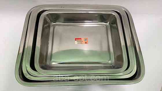 Противень нержавеющий прямоугольный 