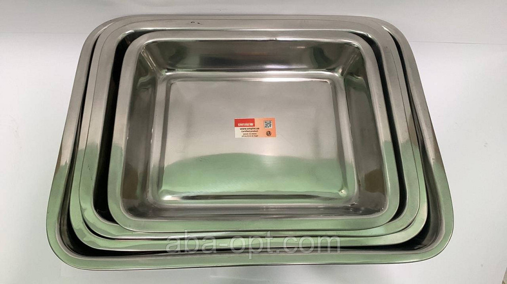 Противень нержавеющий прямоугольный 