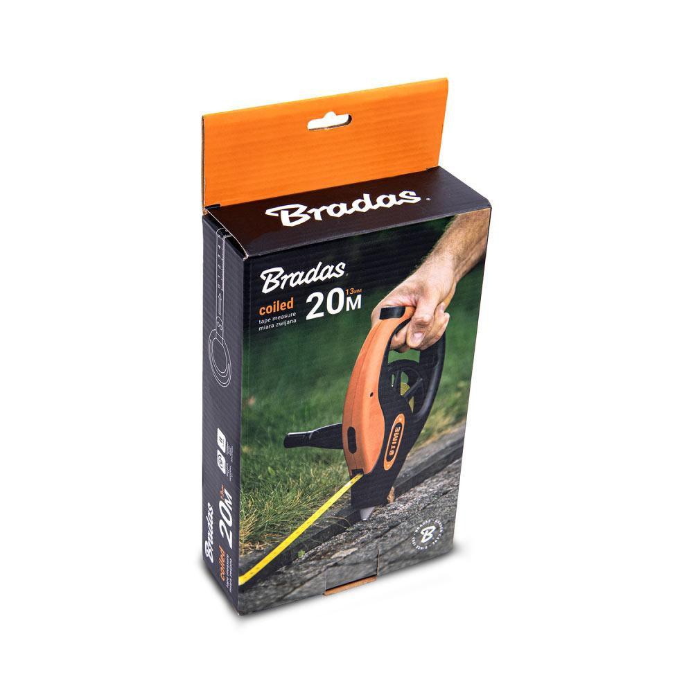 Рулетка вимірювальна, fiberglass, надшвидка, 20 м, DIY-MH13-02013M/CB Київ - фото 3