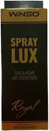 Освежитель воздуха WINSO Spray Lux Exclusive 55 мл Royal — королевский аромат для авто и помещений Ковель - изображение 2