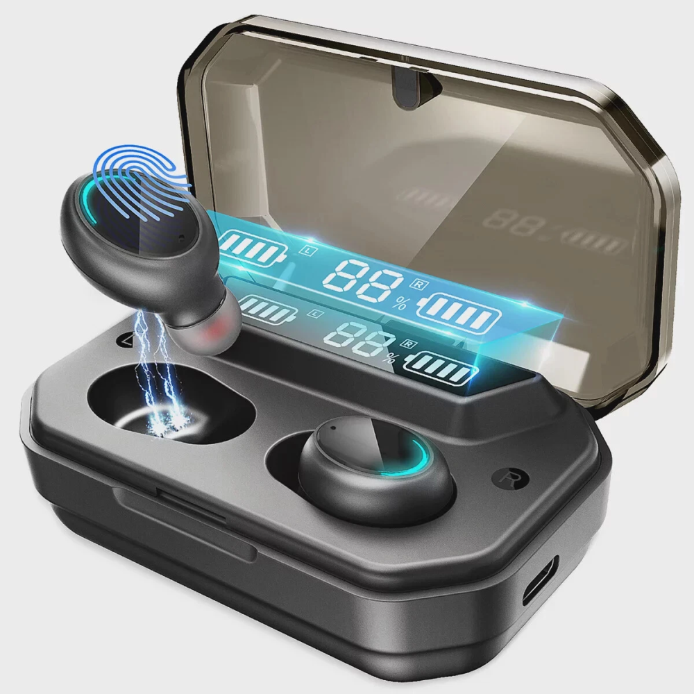 Б/У Беспроводные наушники T10 CSHID TWS Bluetooth 5.0, водонепроницаемые IPX7 с Power Bank 3000 мАч Киев - изображение 3