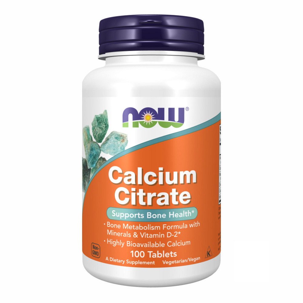 Цитрат кальцію NOW Calcium Citrate W/Min 100 tabs Київ - фото 1