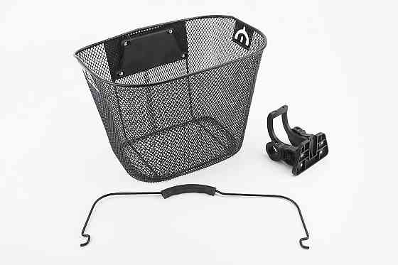 Кошик багажний, кріпл. швидкознімне на кермо, чорний JY-301Z (можливі подряпини, сколи, дефекти фарбування) Київ