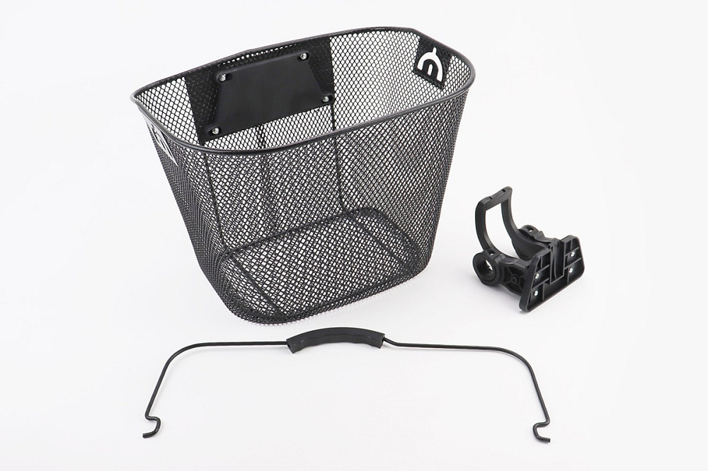 Кошик багажний, кріпл. швидкознімне на кермо, чорний JY-301Z (можливі подряпини, сколи, дефекти фарбування) Київ - фото 1