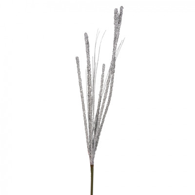 Декоративна гілка YES! Fun Колоски Срібна 80 см (974820) Вінниця - фото 1