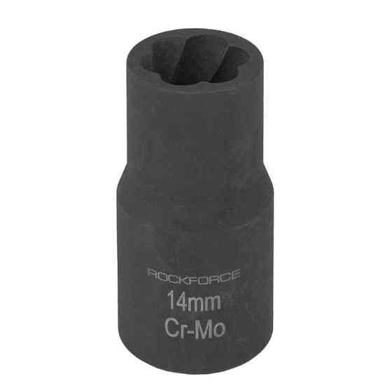 Головка-екстрактор для пошкоджених болтів / гайок 14мм * 50мм 1/2" ROCKFORCE RF-90614 Одеса