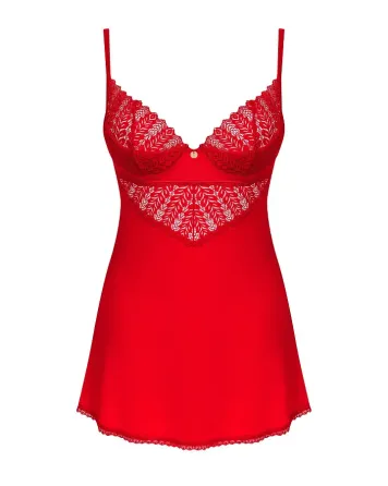 Пеньюар Obsessive Ingridia chemise & thong XL/2XL Львов