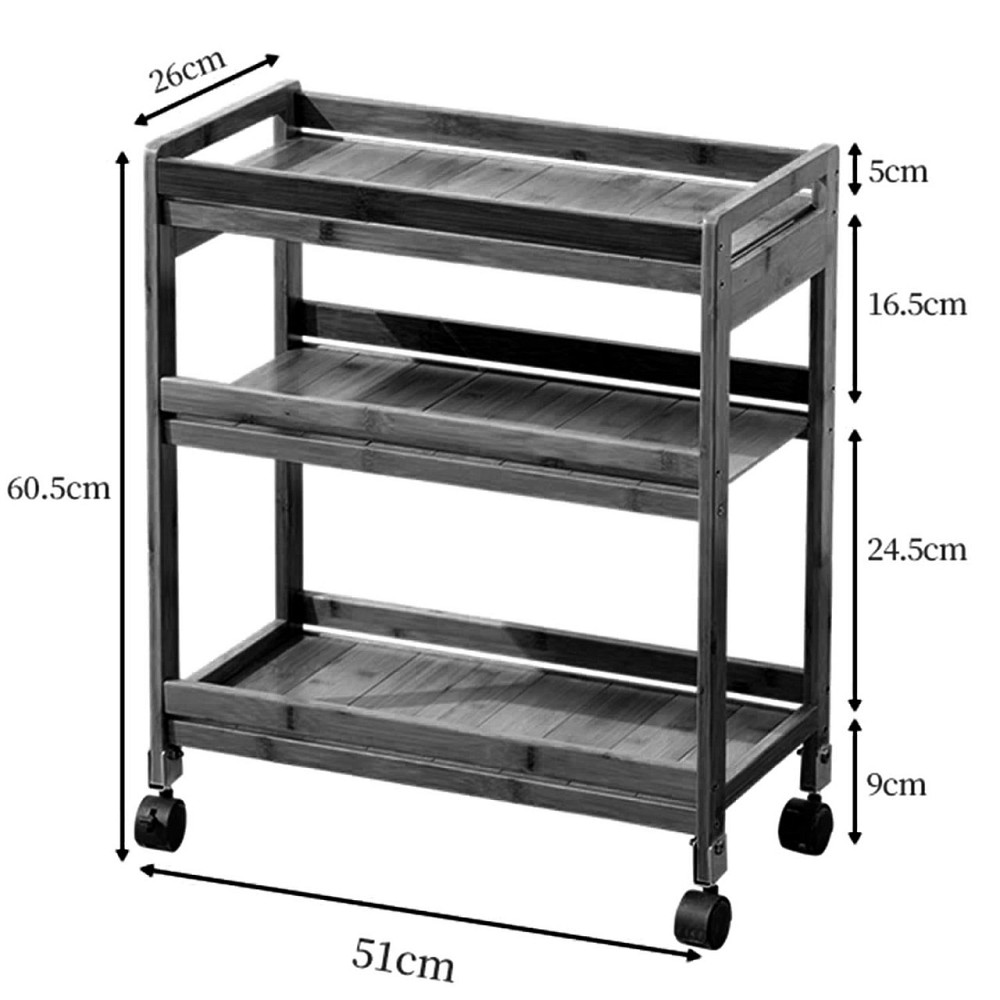 Етажерка для ванної на коліщатах "Ленсінг" робуста Миколаїв - фото 2