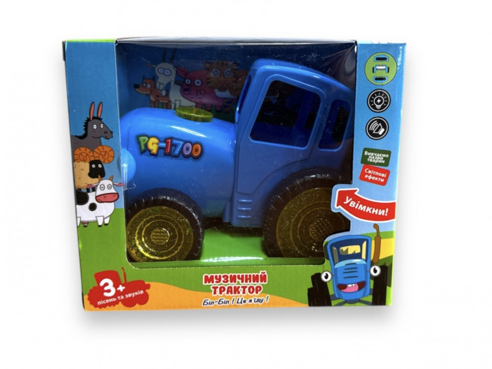 Музичний синій трактор Українські пісні та звуки Вінниця - фото 1