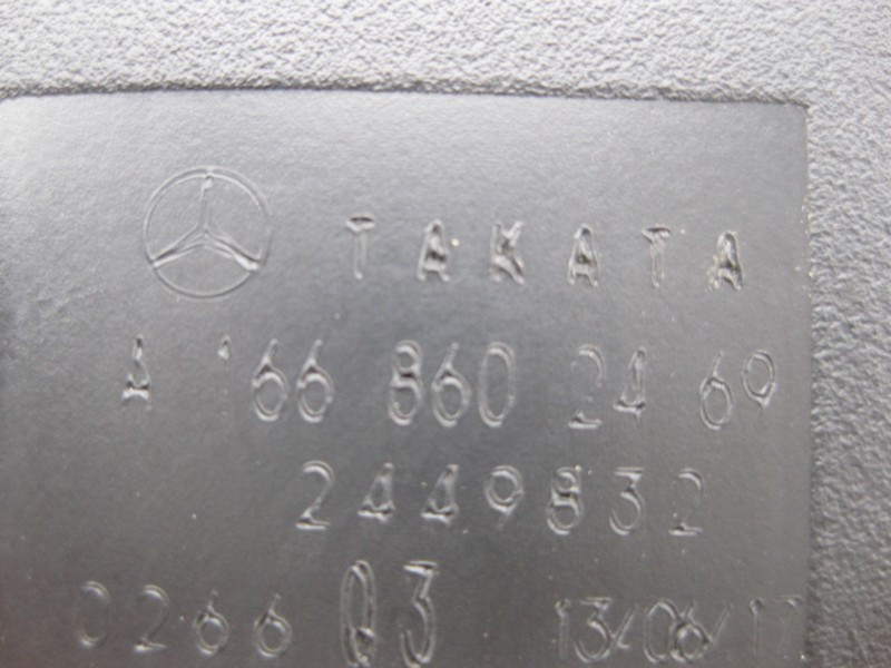 Mercedes-Benz  A1668602469 Замок ременя безпеки правий 3-й ряд сидінь GL X166 Одеса - фото 3