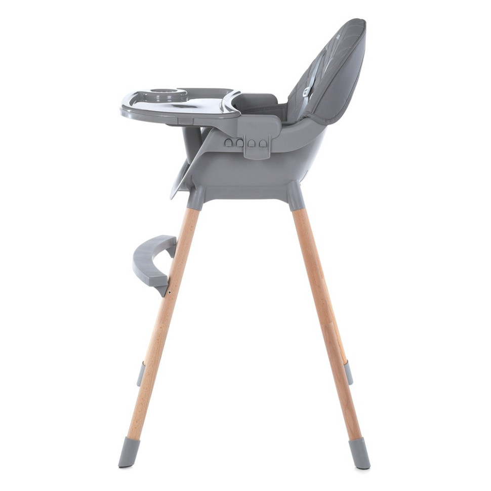 Стільчик для годування LUMI ME 1111 Gray екошкіра Вінниця - фото 4