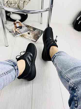 No brend Кросівки жіночі L-132 чорні (весна-літо, сітка) (1500) Коломыя