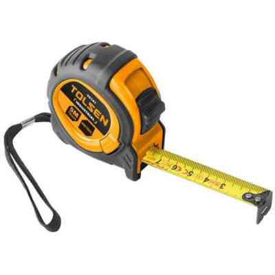 Рулетка Tolsen 5 м х 25 мм пластик гума (36142) Вінниця