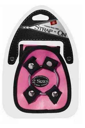 Трусики HARNESS с кольцами STRAP ON HARNESS PINK Sex Aura Киев