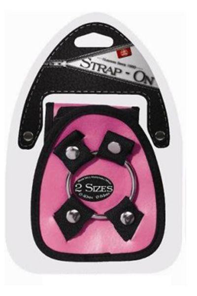 Трусики HARNESS с кольцами STRAP ON HARNESS PINK Sex Aura Киев - изображение 2
