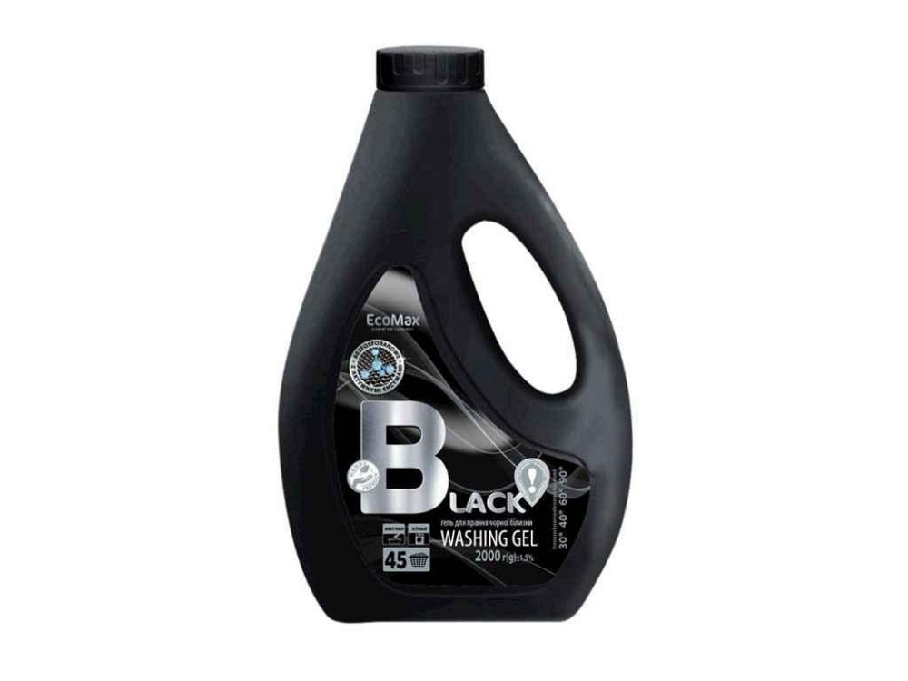 Гель для стирки 2л черного белья BLACK ТМ ECOMAX Киев - изображение 1