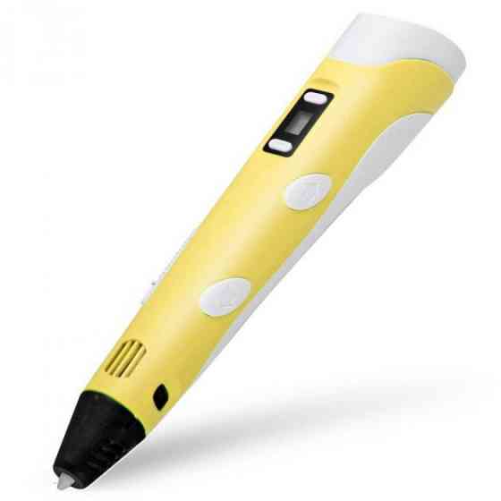 Качественная аккумуляторная 3d ручка 3D ручка Smart 3D Pen 2 желтая, Д ручка VT-878 3d pen-3 Киев