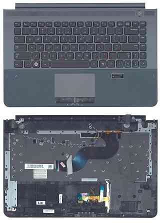 Клавиатура для ноутбука Samsung (RC420) Black, (Gray TopCase), RU Вінниця