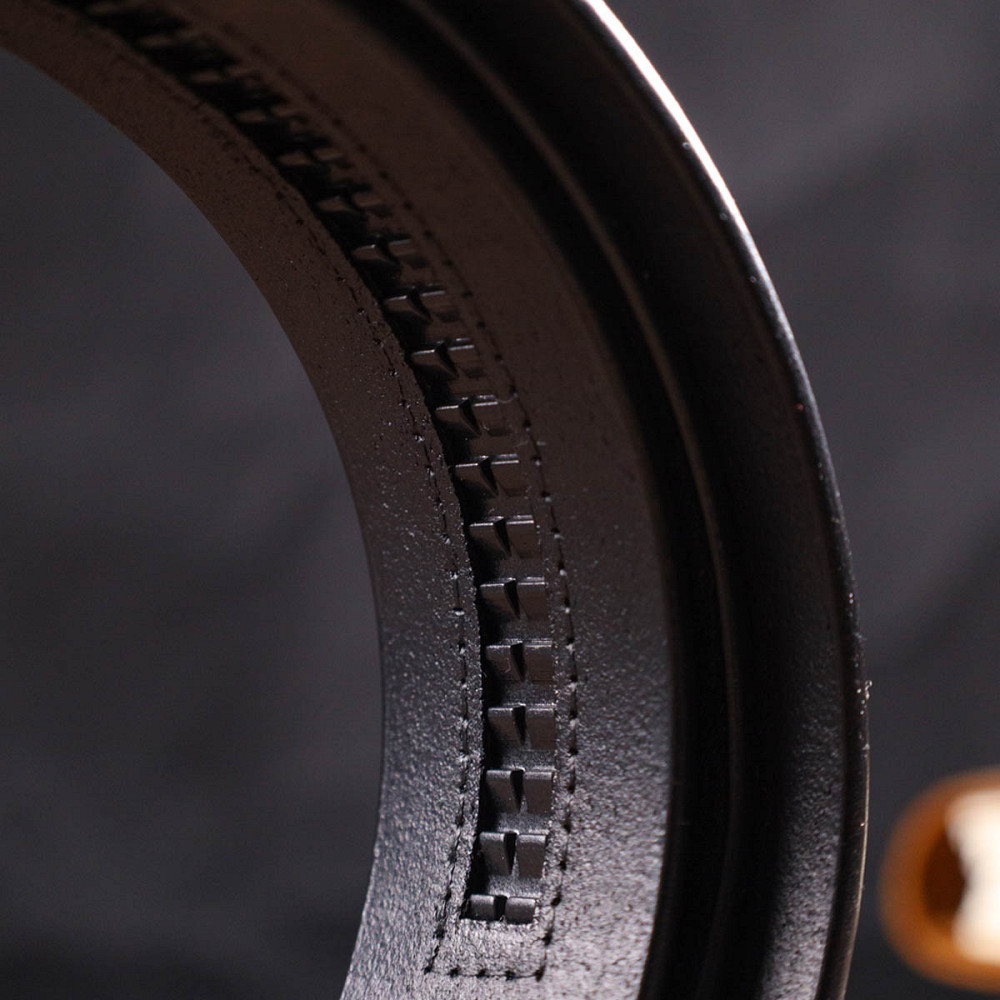 Брючний чоловічий ремінь із натуральної шкіри 21476 Vintage Коричневий Київ - фото 9