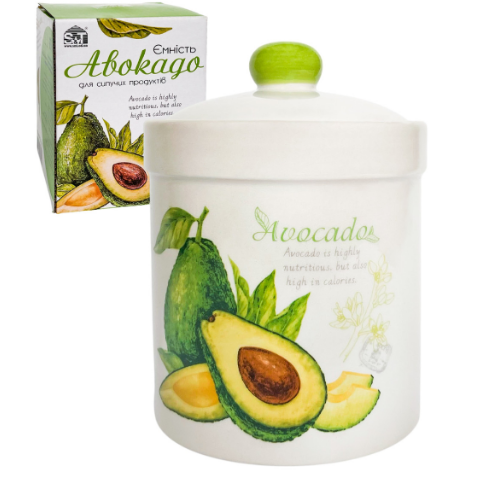 Ємність для сипучих продуктів "Авокадо" 940 мл Житомир - фото 1