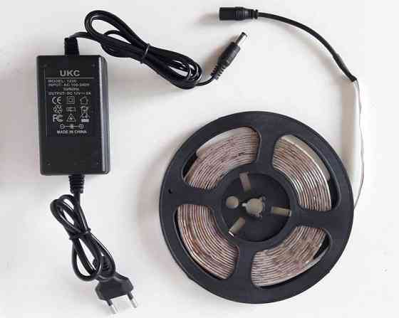 LED-стрічки (3528) Green — Зелений довжина 5 м Лід (ВідеоОбзор) Дніпро