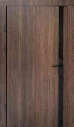 Двері квартирні, QDoors, модель Босфор АК, комплектація Авангард, замок MOTTURA дуб табак біла емаль/дзеркало Київ