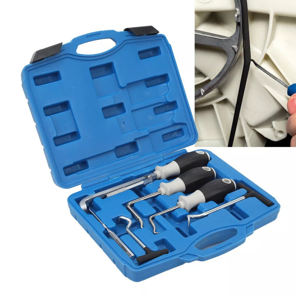 Набор крючков для демонтажа уплотнительных колец и сальников 6 предметов, в кейсе ROCKFORCE RF-906G13 Одесса - изображение 3