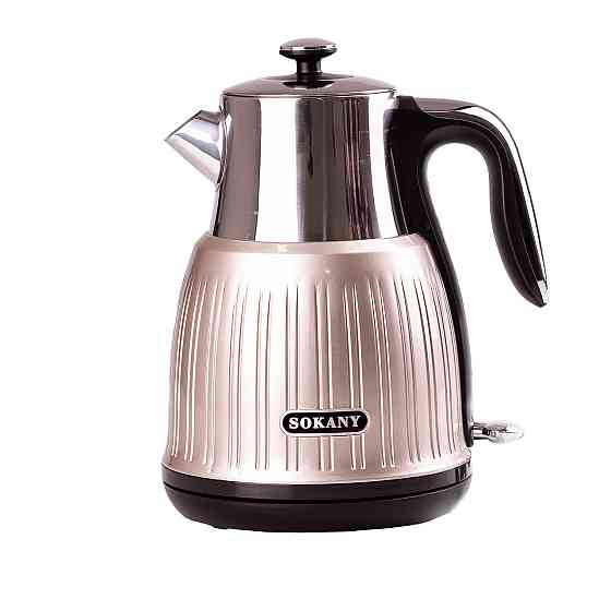 Sokany Електрочайник Sokany 1.6 літрів рожевий металік Коломыя