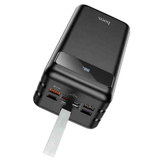 Зовнішній акумулятор HOCO J86B Electric 22.5W fully compatible power bank(60000mAh) Black Київ