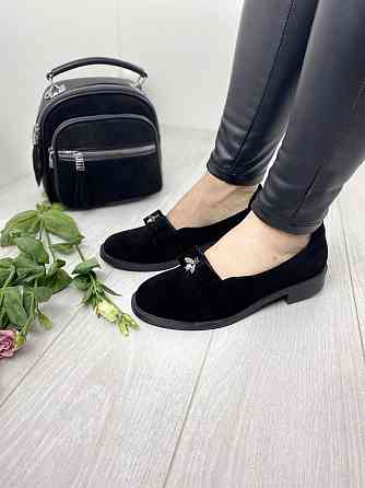 VIKTTORIO Туфлі жіночі VIKTTORIO АЙС чорні (весна-осінь, замша натуральна) (2698) Коломия