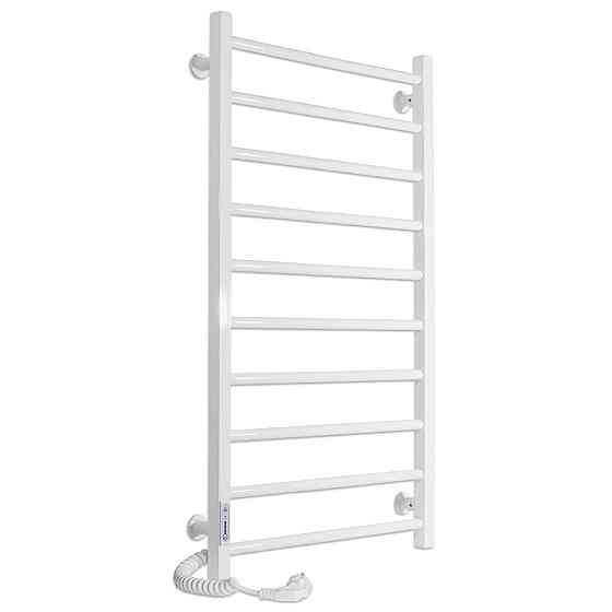 Электрический полотенцесушитель Laris Зебра Альфа ЧК10 500Х900 Э белый, левое подключение Киев