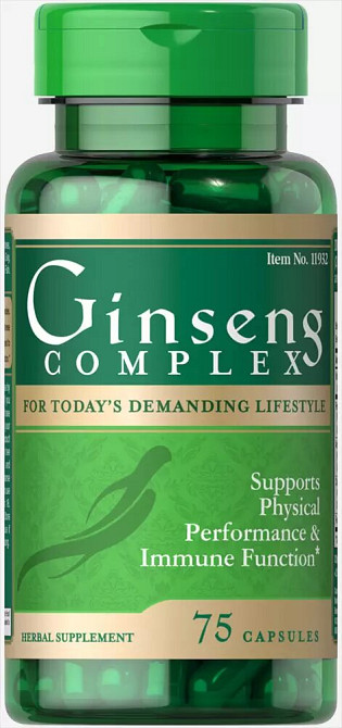 Женьшень комплекс (Ginseng Complex) 75 капсул Киев - изображение 1