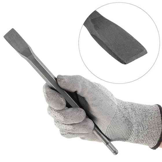 Зубило плоске, SDS-Plus, 20 мм, 250×14 мм INTERTOOL SD-0411 Киев