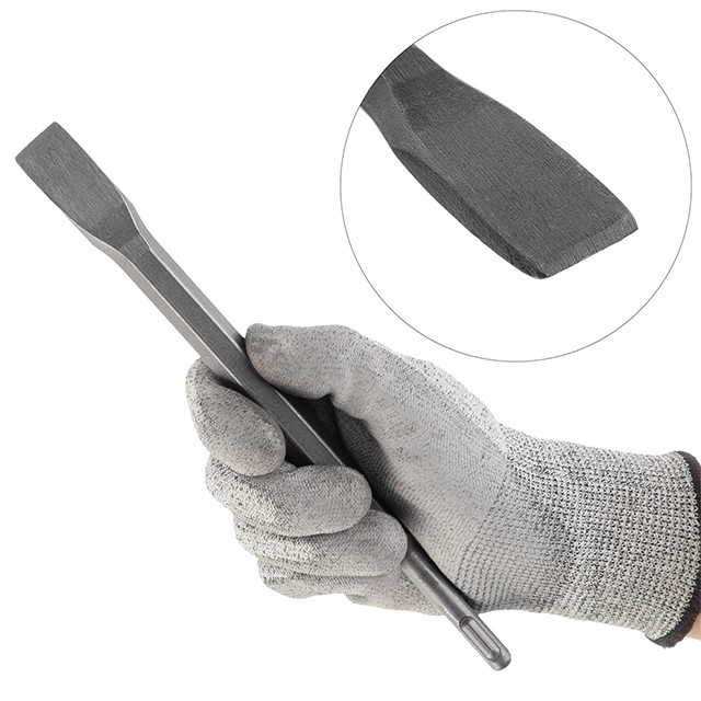 Зубило плоске, SDS-Plus, 20 мм, 250×14 мм INTERTOOL SD-0411 Киев - изображение 2