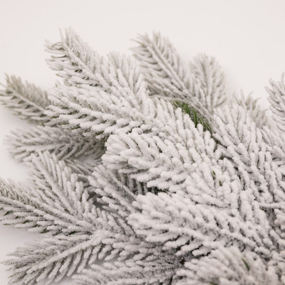 Засніжена хвойна гирлянда "Північна зірка" 60*35 см Київ - фото 4